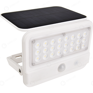ARANDELA PLACA SOLAR COM SENSOR DE PRESENÇA 4W 6500K