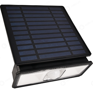 ARANDELA PLACA SOLAR COM SENSOR DE PRESENÇA 5W 6500K