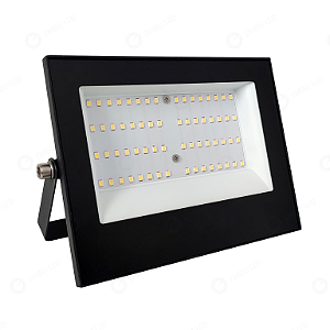 Refletor LED SMD MiniECO 50W 6500K Branco Frio Ip65 Externo