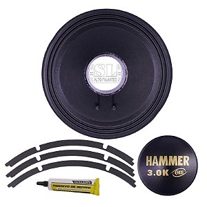 2 (DOIS) kit Reparo Sl Compatível Com Eros Hammer 3.0 12 polegadas