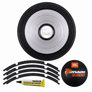 4Kit Reparo Sl Compatível Com Jbl Tornado 3000 15 polegadas