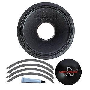 Kit Reparo Compatível Com Hard Power Hp400 10 Pol 8 Ohms - Linha SL