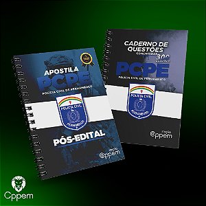 COMBO 2 EM 1 | APOSTILA + CADERNO DE QUESTÕES - PCPE