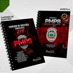 COMBO 2 EM 1 | APOSTILA + CADERNO DE QUESTÕES - PMPB