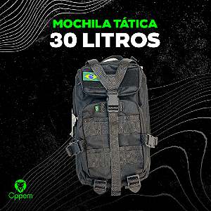 MOCHILA TÁTICA 30L - PRETA