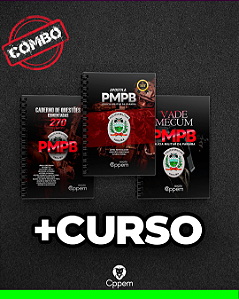 COMBO 4 EM 1 | APOSTILA + CADERNO DE QUESTÕES + VADE MECUM + CURSO - PMPB