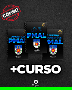 COMBO 4 EM 1 | APOSTILA + CADERNO DE QUESTÕES + VADE MECUM + CURSO ONLINE - PMAL