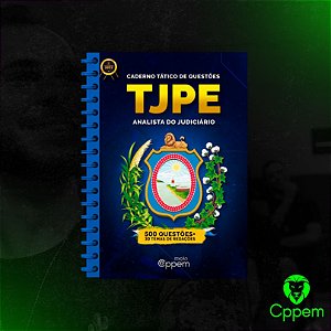 Caderno Tático Físico | TJ-PE ANALISTA JUDICIÁRIO