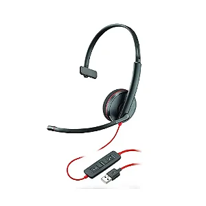 HEADSET POLY BLACKWIRE 3210 USB-C/A