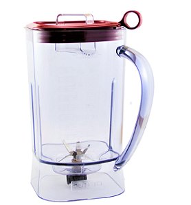 Copo BLQ1300 Vermelho Com Tampa