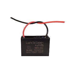 CAPACITOR QUADRADO CBB61 4UF 450VAC C/ABA