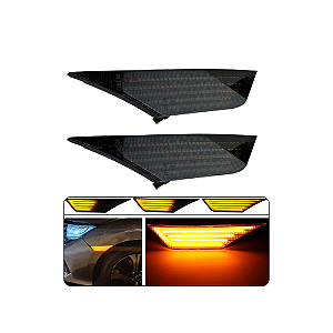 Luz Led lateral 12v Amarelo Honda Civic G10 Sport Touring Si