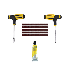 Kit Conserto Pneu Remendo Profissional Carro Moto Sem Câmara