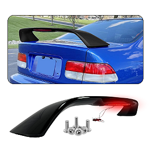 Spoiler Traseiro Honda Civic 1997 1998 Coupé Saia Type R Si