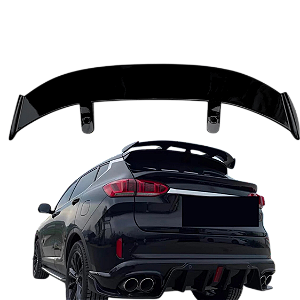 Spoiler traseiro Universal Preto Metálico Golf T-Cross Kicks