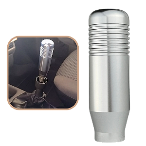 Manopla Câmbio Esportiva Metal Cromado Universal Regulável