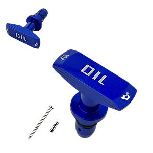 Puxador Vareta Óleo Motor Tuning Universal Azul Automotivo M