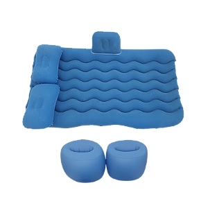 Cama Inflável Colchão Carro Veicular Viagem Azul Resistente