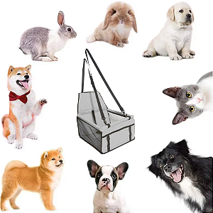 Cadeira Pet Assento Passeio Cachorro Gato Coelho Impermeável