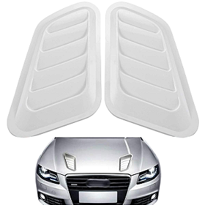 Scoop Tomada De Ar Esportivo Universal Capô Branco intake M