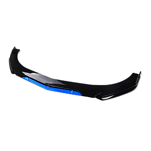 Saia frontal universal ajustável Black Piano e Azul Veicular
