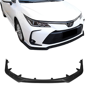 Spoiler dianteiro Toyota Corolla Black Piano XEI Para-choque