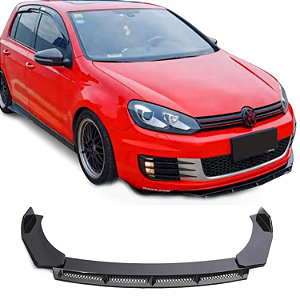 Spoiler Dianteiro Universal Ajustável Front Lip Saia BMW VW