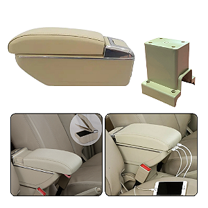 Apoio de Braço USB Porta Objeto Universal Adaptável BEGE