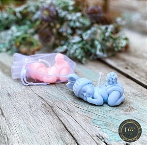 KIT 12 VELAS AROMÁTICAS BEBÊ