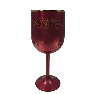 TAÇA PARA ENFEITE (PERSONALIZADA) COR:VERMELHO