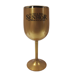 TAÇA PARA ENFEITE (PERSONALIZADA) COR:DOURADO