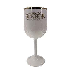 TAÇA PARA ENFEITE (PERSONALIZADA) COR:BRANCO