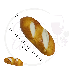 PÃO ARTIFICIAL DECORATIVO BAGUETE P MOLINHO