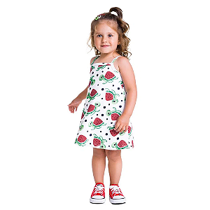 Vestido Infantil Kyly Meia Malha