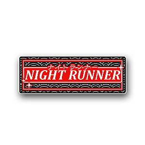 Adesivo Night Runner