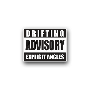 Adesivo Drifting Advisory