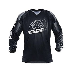 CAMISA CROSS PROTORK PRETA XG