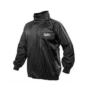 CAPA DE CHUVA NYLON COM BOLSO PRETO EGG - DELTA