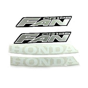 FAIXA TANQUE FAN 125 07 VERMELHA