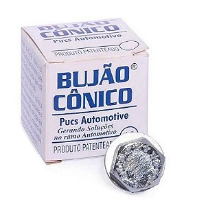 PARAFUSO DO BUJAO OLEO CONICO 16-17 MM COM ARRUELA ALUMINIO