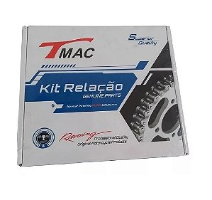 KIT RELACAO CG 125 FAN KS/ES 09/13 (43T-14T+428H-116L) - TMAC
