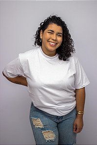 CAMISETA OVER UNISSEX "EXCLUSIVE" - Branca