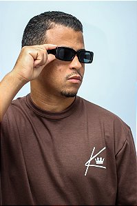 CAMISETA OVER KING MARROM