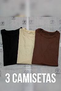 PACK 3 CAMISETAS BÁSICAS KING OLLIVER