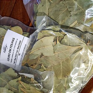 Louro em folhas secas para chá ou uso culinário - 30g