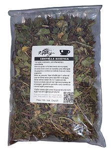 Centella asiática - folhas para chá - 50g