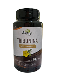 Tribunina 40 - Tribulus terrestris em capsulas 40% saponinas - 30 doses – Suplemento Natural para Aumentar Sua Energia | Kippys Natural