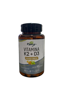 Vitamina D3+K2 60 capsulas – Fortaleça Seus Ossos e Imunidade | Kippys Natural