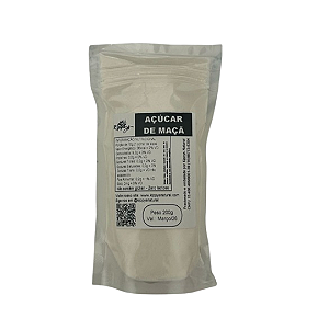Açúcar de Maçã em pó solúvel - 200g – Doçura Natural e Saudável | Kippys Natural