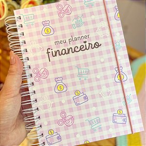 Agenda controle financeiro. Com 156 páginas.
